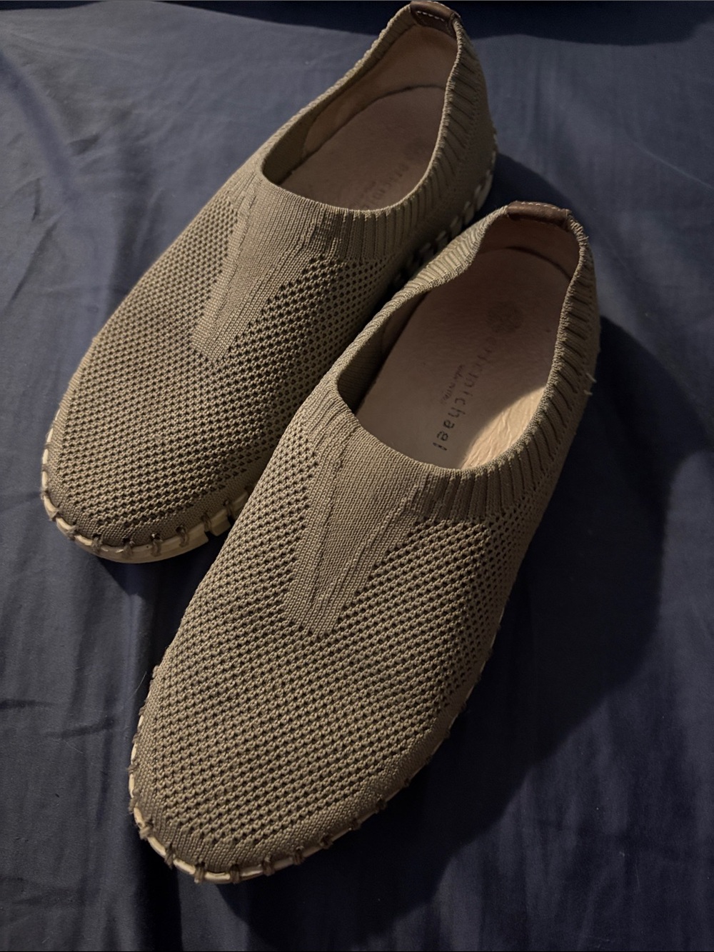 Eric Michael Women's Slip-On Knit Flats